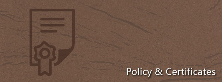 Policy & Certificates