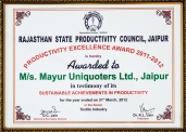 Productivity Excellence Award 2011-2012